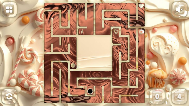 Sweetie Candy Maze: White Chocolate screenshot