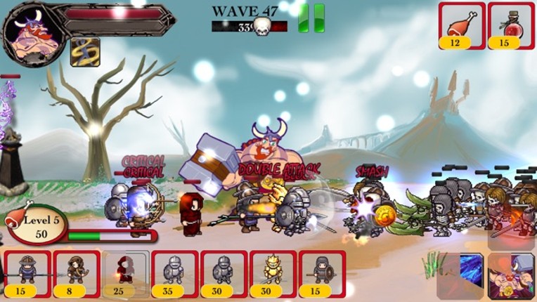 Viking Warrior vs Zombie Defense ACT TD - War of Chaos Silver Version screenshot