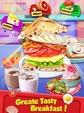 Breakfast Sandwich Food Maker screenshot
