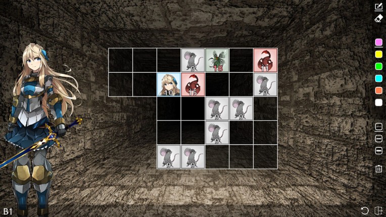 Dungeon in Grid Puzzles screenshot