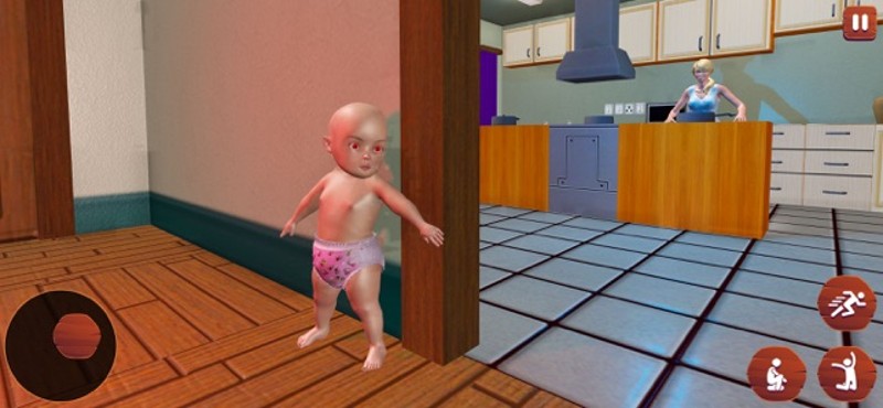 Evil Baby In Scary Granny Life screenshot