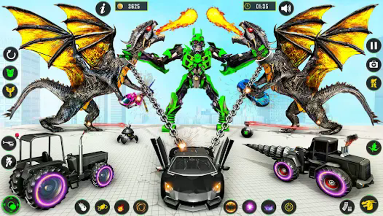 Multi Robot Car Transform Game screenshot