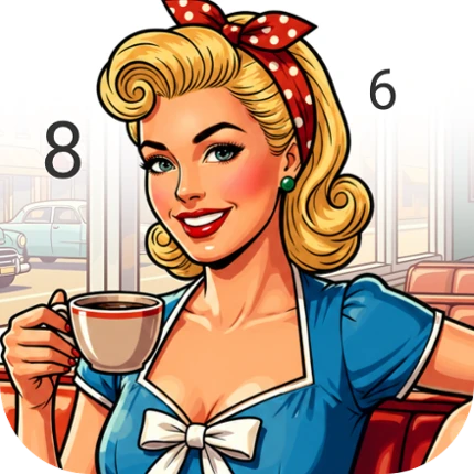 Vintage Life Paint by Number Image