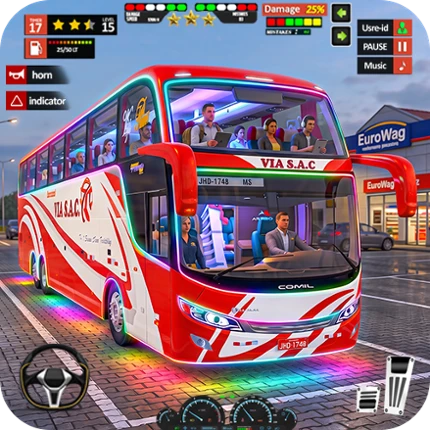 City Coach Bus Driving Game 3D Image