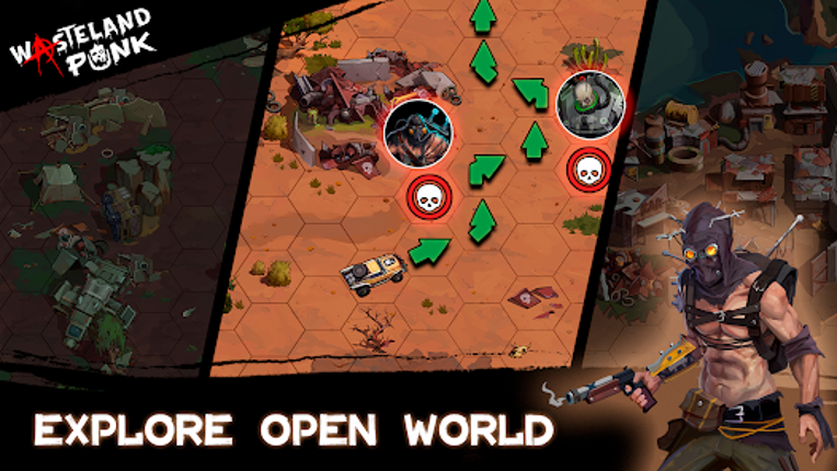 Wasteland Punk: Survival RPG screenshot