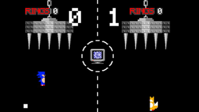 Pong with sonic physics screenshot