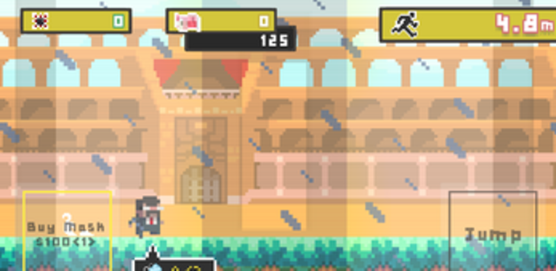COVID-19 Virus Crossing - WHO can help? (Pixel Art) Image