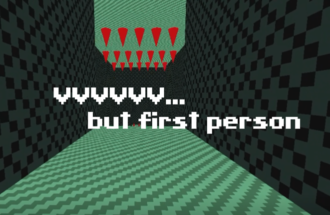 VVVVVV but first person Game Cover