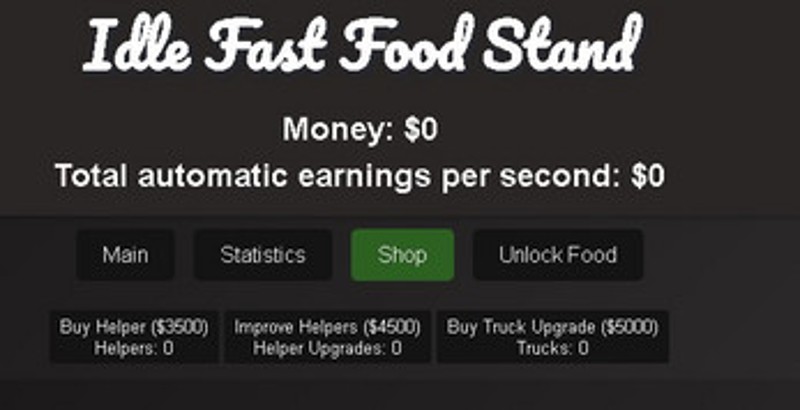 Idle Fast Food Stand Image