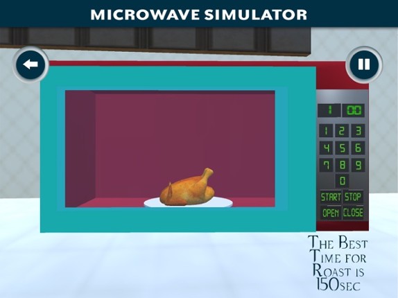 Microwave Simulator 3D Timer Image
