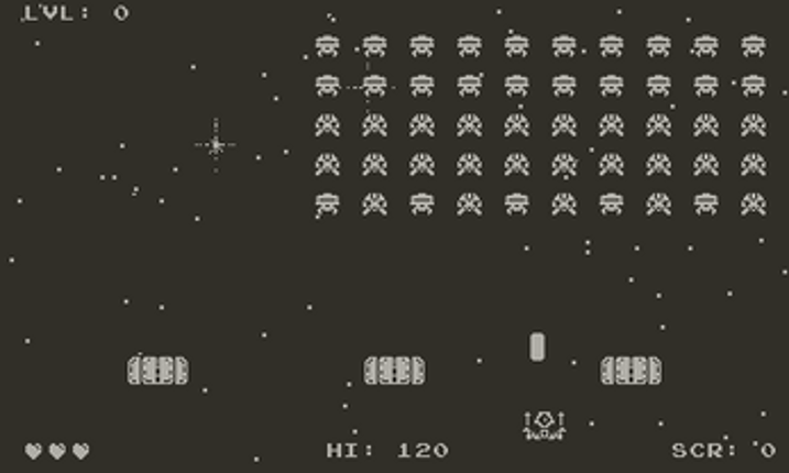 OneBit Invaders (Playdate) Image