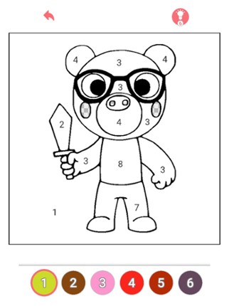Pigg Coloring Book screenshot