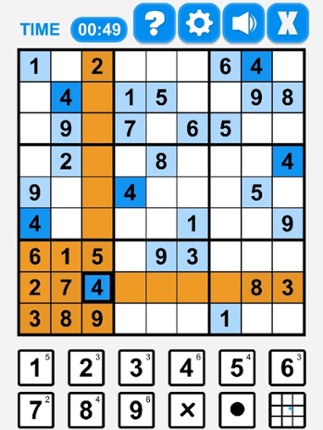 Sudoku Puzzle. screenshot