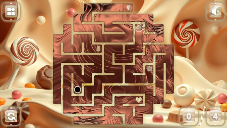 Sweetie Candy Maze: White Chocolate screenshot