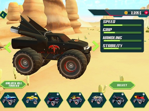 Xtreme Monster Truck Car Race screenshot