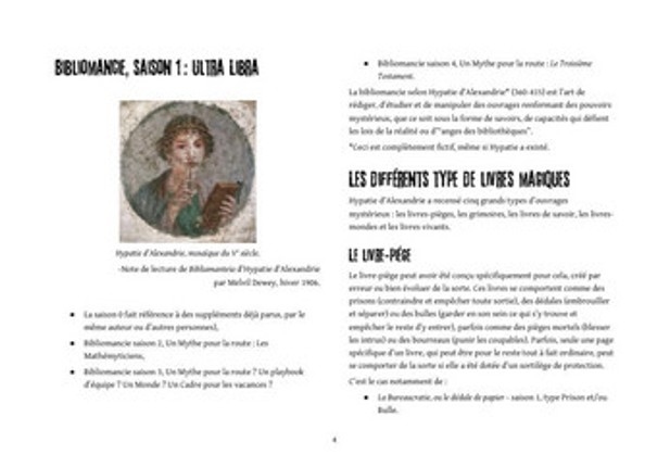 Bibliomancie, saison 1 - Ultra Libra - Un Mythe pour la route screenshot