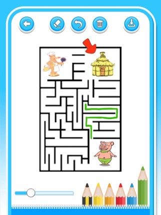 Classic mazes for logic games screenshot