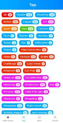 Fun GameBox 3000+ games in App screenshot