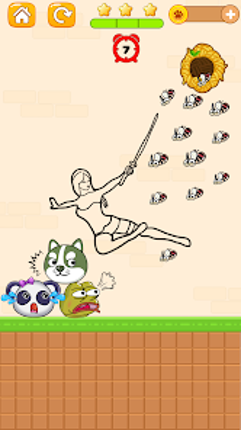 Draw to Save: Dog Puzzle screenshot