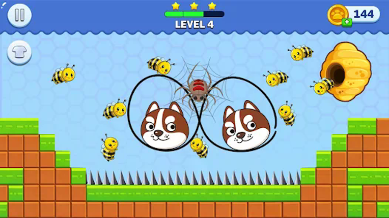 Draw to Save: Dog Puzzle screenshot