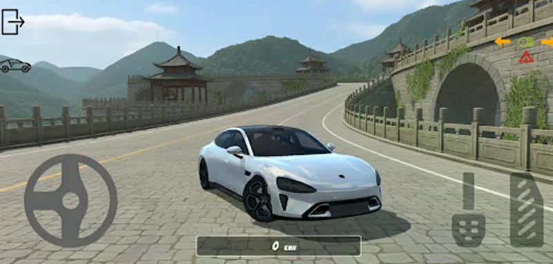 China Car Driving 3D Image