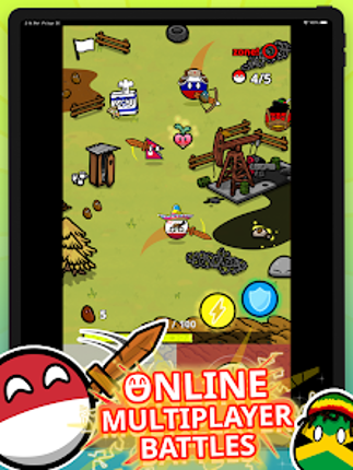 Countryball Potato Mayhem screenshot