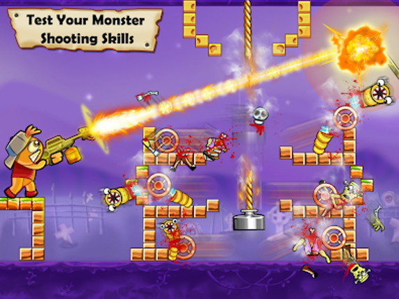 Bloody Monsters: Bouncy Bullet screenshot
