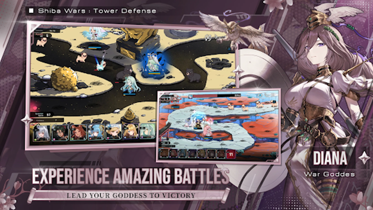 Shiba Wars: Goddess Link TD screenshot