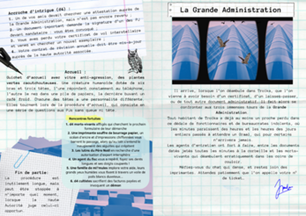 La Grande Administration - une mini-aventure pour Troïka Image