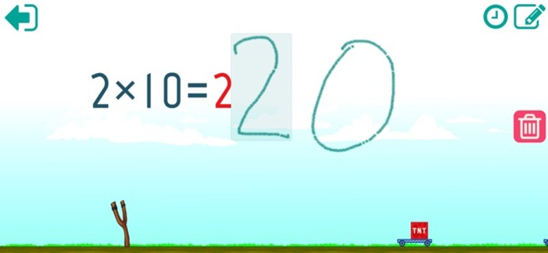 Math Shot Multiplication Table screenshot