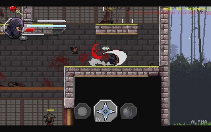 Pixel Shinobi Nine demons of Mamoru screenshot