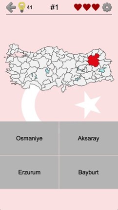 Provinces of Turkey - Quiz screenshot