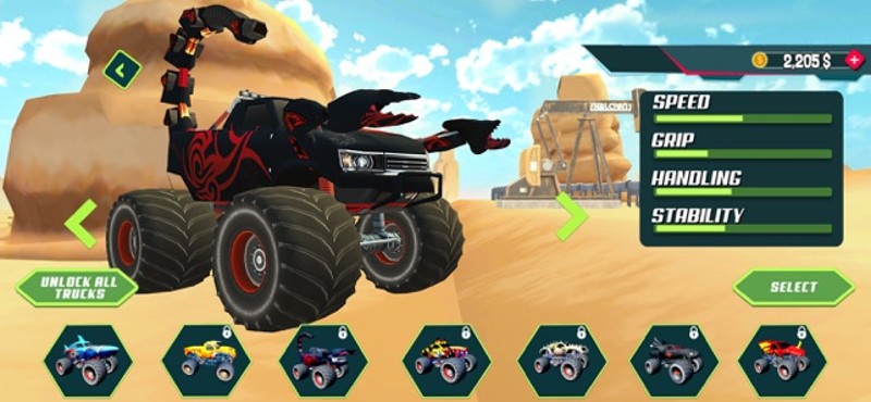 Xtreme Monster Truck Car Race screenshot