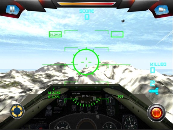 3D Fighter Jet Hurricane - Air Plane Combat Storm Image