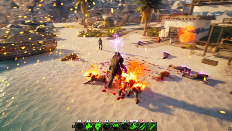 Banana Ninja VS 100 Mann screenshot