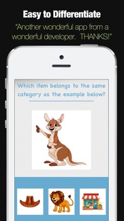 Categories - Categorization Skill Development App Image