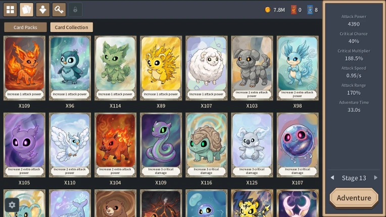 Chest Looter: Cardimonsta Collection screenshot