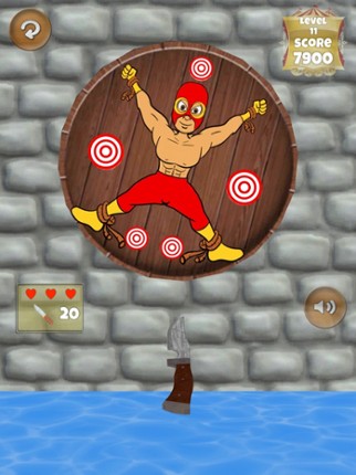 Classic Knife Throwing Game Image