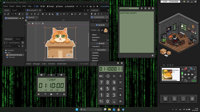 Custom Corner Image