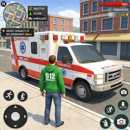 City Ambulance Rescue Sim Game Image