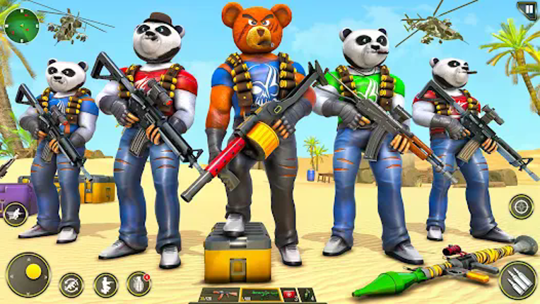Teddy Bear Gun Shooting Game Image