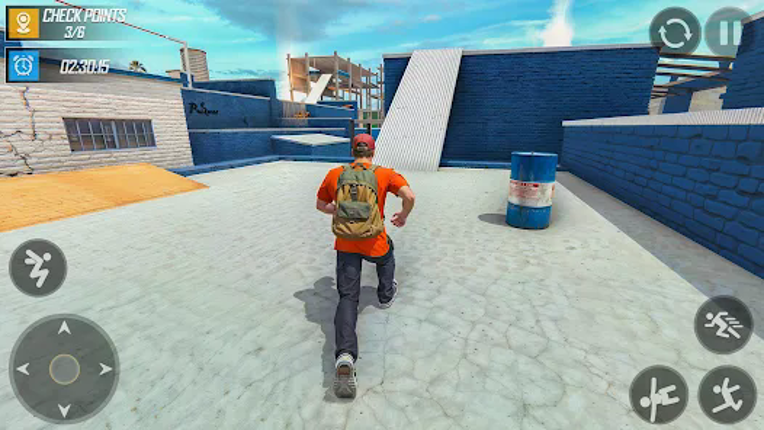 Only Going Up Parkour Rooftop Image