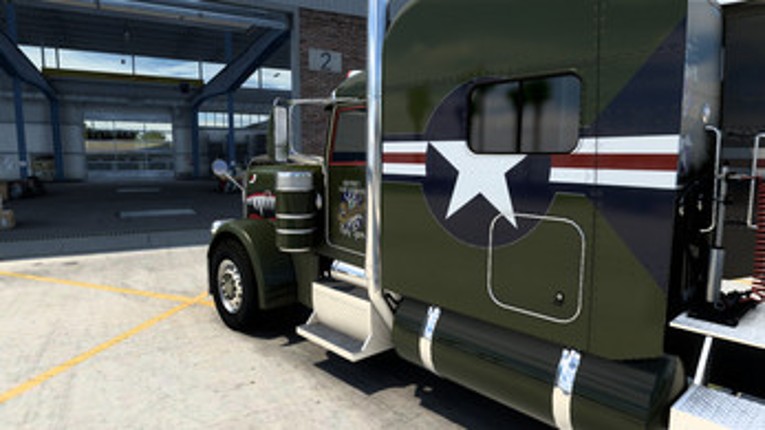 Air Squadron Flying Tigers Green paint scheme for American Truck Simulator screenshot