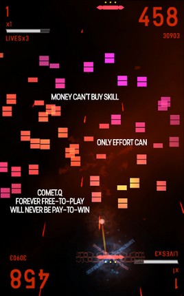 CometQ - Endless Blockbreaker screenshot