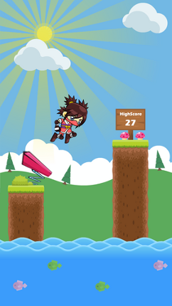 Spring Adventures | 2D jump game for Android ! screenshot