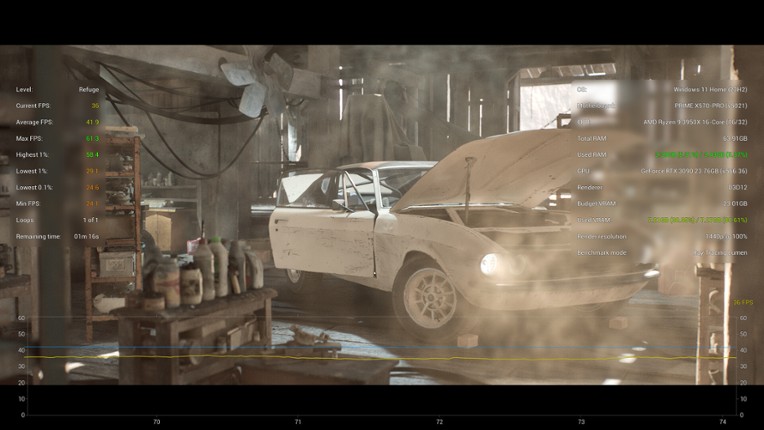 GameTechBench screenshot