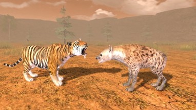 Hungry Tiger 3D Image