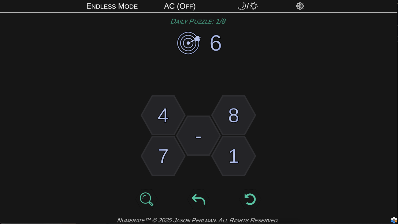 Games like Numerate