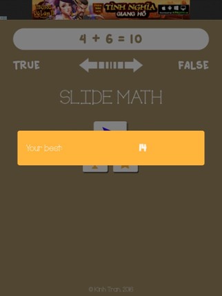 Slide Math screenshot