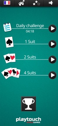 ⋆ Spider Solitaire Card Game ⋆ screenshot